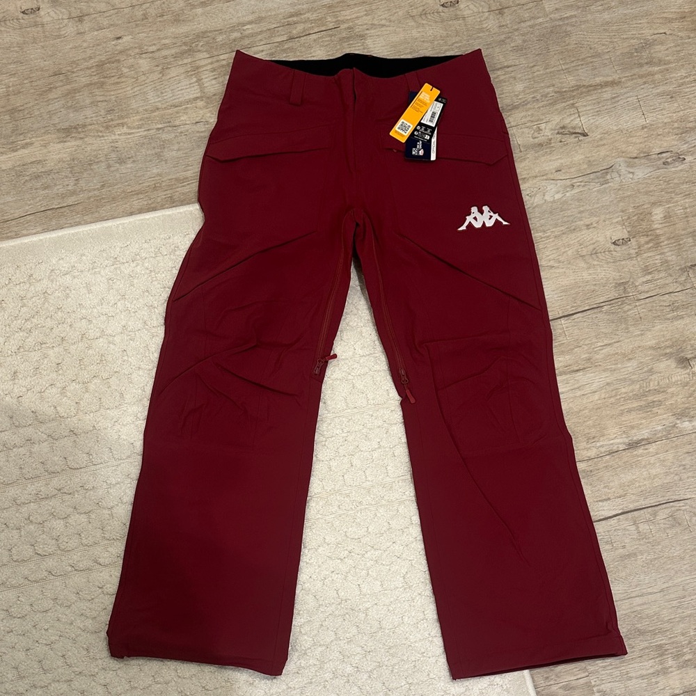 Kappa U.S. Ski & Snowboard Maroon Snowpants